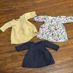 Hudson Baby Kids Dress Set - Yellow, Floral, Navy